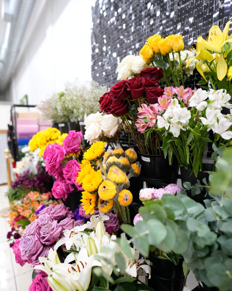 Colorful flower bar